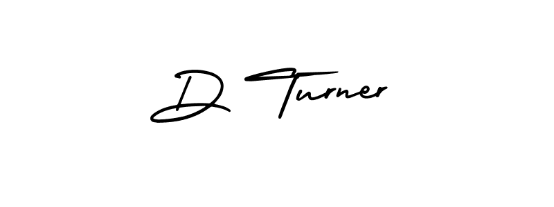 AmerikaSignatureDemo-Regular is a professional signature style that is perfect for those who want to add a touch of class to their signature. It is also a great choice for those who want to make their signature more unique. Get D Turner name to fancy signature for free. D Turner signature style 3 images and pictures png