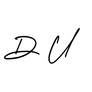 This is the best signature style for the D U name. Also you like these signature font (AmerikaSignatureDemo-Regular). Mix name signature. D U signature style 3 images and pictures png