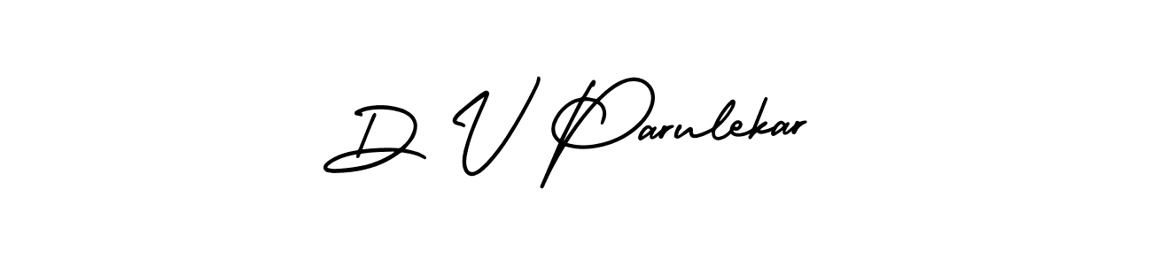 You can use this online signature creator to create a handwritten signature for the name D V Parulekar. This is the best online autograph maker. D V Parulekar signature style 3 images and pictures png