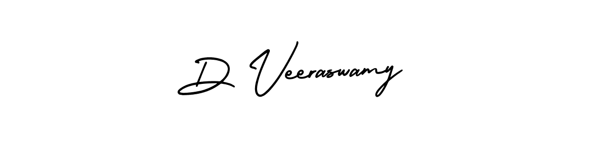 D Veeraswamy stylish signature style. Best Handwritten Sign (AmerikaSignatureDemo-Regular) for my name. Handwritten Signature Collection Ideas for my name D Veeraswamy. D Veeraswamy signature style 3 images and pictures png