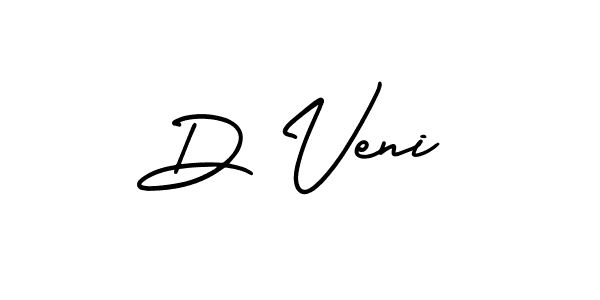 Similarly AmerikaSignatureDemo-Regular is the best handwritten signature design. Signature creator online .You can use it as an online autograph creator for name D Veni. D Veni signature style 3 images and pictures png