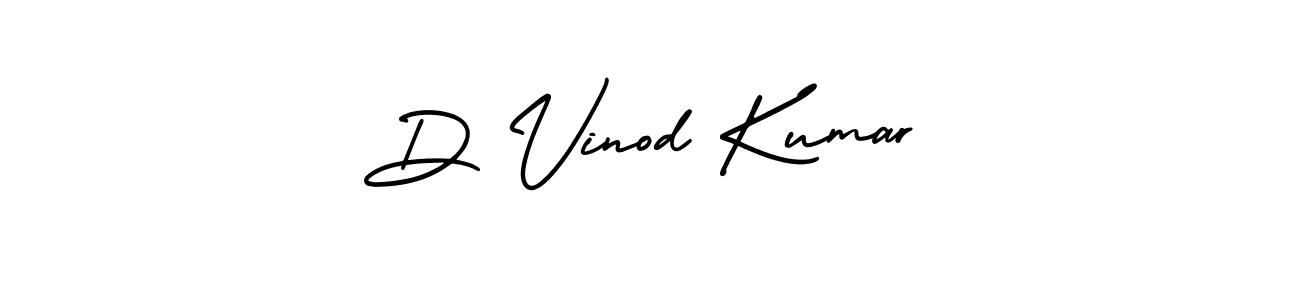 Create a beautiful signature design for name D Vinod Kumar. With this signature (AmerikaSignatureDemo-Regular) fonts, you can make a handwritten signature for free. D Vinod Kumar signature style 3 images and pictures png