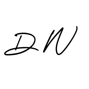 Best and Professional Signature Style for D W. AmerikaSignatureDemo-Regular Best Signature Style Collection. D W signature style 3 images and pictures png