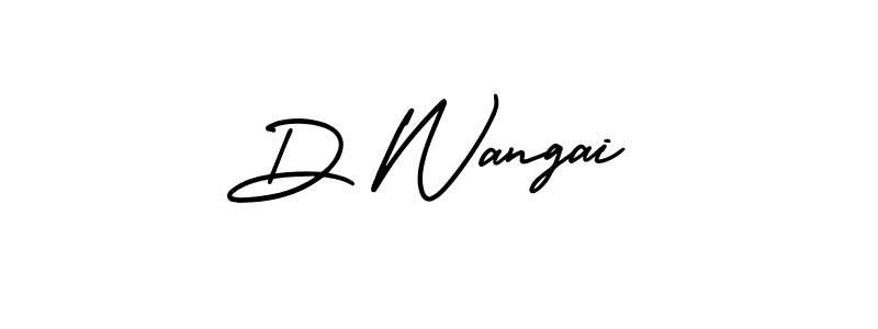 Make a short D Wangai signature style. Manage your documents anywhere anytime using AmerikaSignatureDemo-Regular. Create and add eSignatures, submit forms, share and send files easily. D Wangai signature style 3 images and pictures png