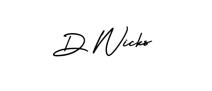 Also You can easily find your signature by using the search form. We will create D Wicks name handwritten signature images for you free of cost using AmerikaSignatureDemo-Regular sign style. D Wicks signature style 3 images and pictures png