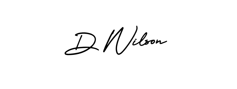 It looks lik you need a new signature style for name D Wilson. Design unique handwritten (AmerikaSignatureDemo-Regular) signature with our free signature maker in just a few clicks. D Wilson signature style 3 images and pictures png