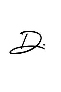 How to make D. name signature. Use AmerikaSignatureDemo-Regular style for creating short signs online. This is the latest handwritten sign. D. signature style 3 images and pictures png