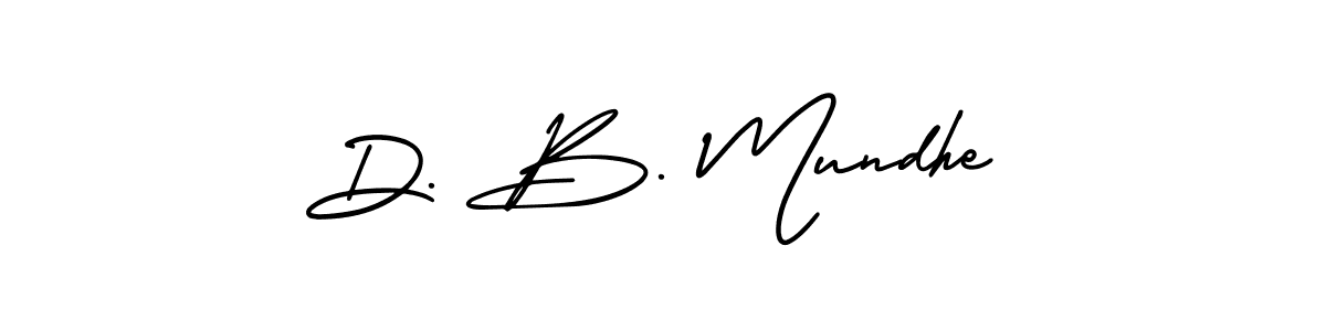 This is the best signature style for the D. B. Mundhe name. Also you like these signature font (AmerikaSignatureDemo-Regular). Mix name signature. D. B. Mundhe signature style 3 images and pictures png