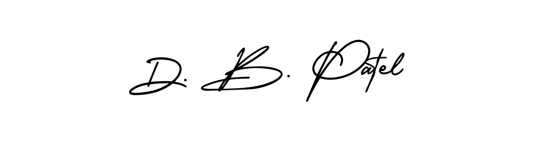 Make a beautiful signature design for name D. B. Patel. Use this online signature maker to create a handwritten signature for free. D. B. Patel signature style 3 images and pictures png