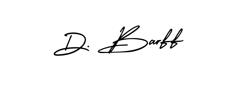 Make a beautiful signature design for name D. Barff. With this signature (AmerikaSignatureDemo-Regular) style, you can create a handwritten signature for free. D. Barff signature style 3 images and pictures png