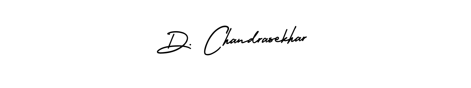 You should practise on your own different ways (AmerikaSignatureDemo-Regular) to write your name (D. Chandrasekhar) in signature. don't let someone else do it for you. D. Chandrasekhar signature style 3 images and pictures png