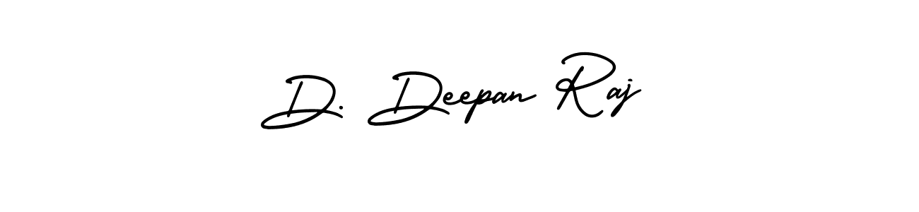 Make a beautiful signature design for name D. Deepan Raj. With this signature (AmerikaSignatureDemo-Regular) style, you can create a handwritten signature for free. D. Deepan Raj signature style 3 images and pictures png