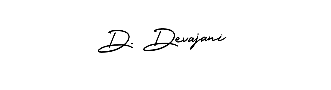 Create a beautiful signature design for name D. Devajani. With this signature (AmerikaSignatureDemo-Regular) fonts, you can make a handwritten signature for free. D. Devajani signature style 3 images and pictures png
