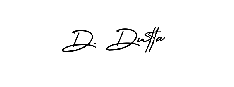 Make a beautiful signature design for name D. Dutta. With this signature (AmerikaSignatureDemo-Regular) style, you can create a handwritten signature for free. D. Dutta signature style 3 images and pictures png