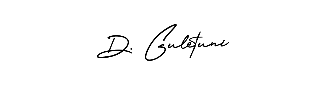 if you are searching for the best signature style for your name D. Guletuni. so please give up your signature search. here we have designed multiple signature styles  using AmerikaSignatureDemo-Regular. D. Guletuni signature style 3 images and pictures png