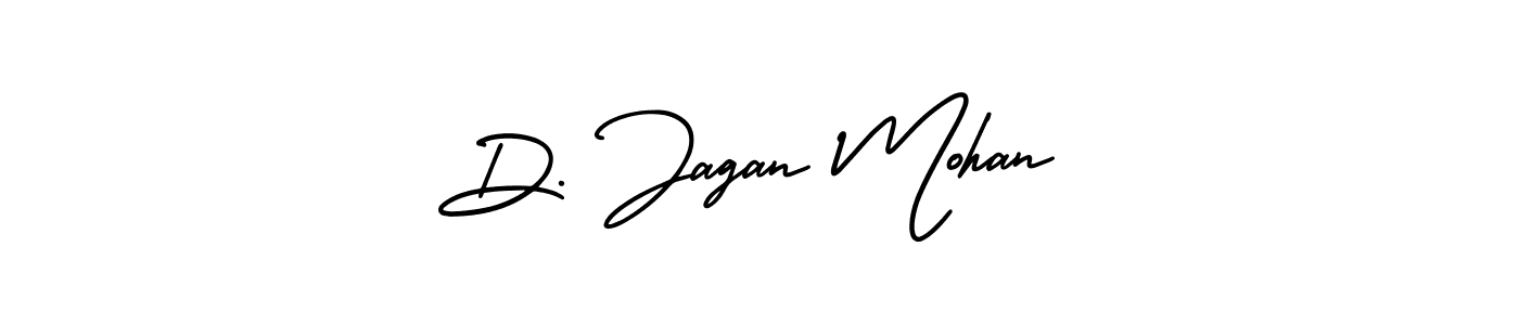 Use a signature maker to create a handwritten signature online. With this signature software, you can design (AmerikaSignatureDemo-Regular) your own signature for name D. Jagan Mohan. D. Jagan Mohan signature style 3 images and pictures png