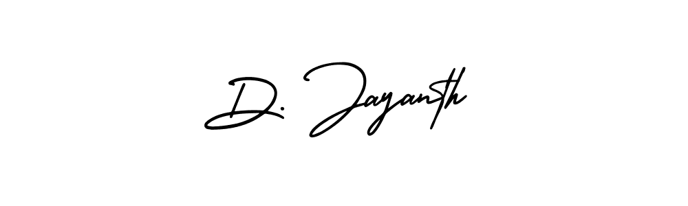 D. Jayanth stylish signature style. Best Handwritten Sign (AmerikaSignatureDemo-Regular) for my name. Handwritten Signature Collection Ideas for my name D. Jayanth. D. Jayanth signature style 3 images and pictures png