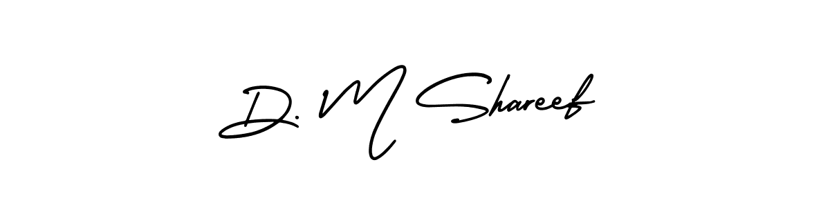 This is the best signature style for the D. M Shareef name. Also you like these signature font (AmerikaSignatureDemo-Regular). Mix name signature. D. M Shareef signature style 3 images and pictures png