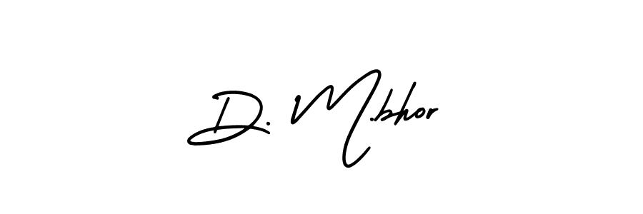 Similarly AmerikaSignatureDemo-Regular is the best handwritten signature design. Signature creator online .You can use it as an online autograph creator for name D. M.bhor. D. M.bhor signature style 3 images and pictures png