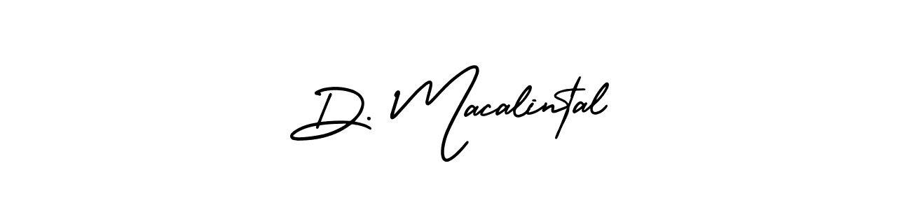 How to Draw D. Macalintal signature style? AmerikaSignatureDemo-Regular is a latest design signature styles for name D. Macalintal. D. Macalintal signature style 3 images and pictures png