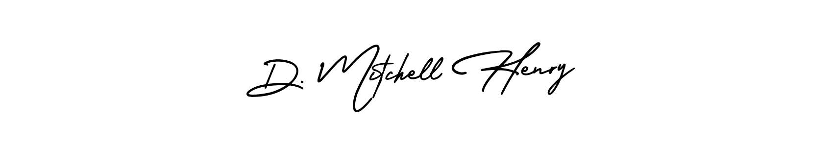 Make a beautiful signature design for name D. Mitchell Henry. With this signature (AmerikaSignatureDemo-Regular) style, you can create a handwritten signature for free. D. Mitchell Henry signature style 3 images and pictures png