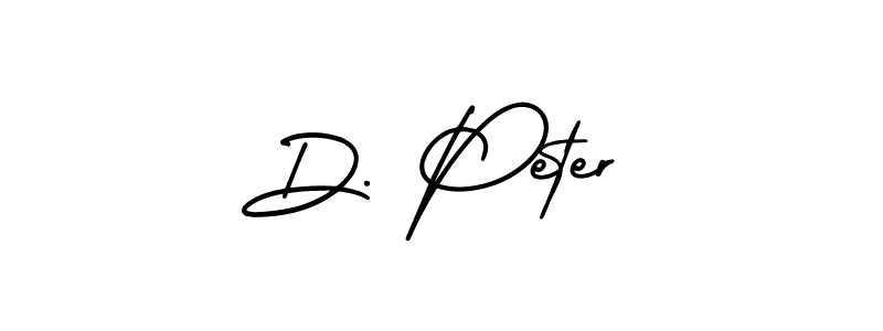 Make a beautiful signature design for name D. Peter. With this signature (AmerikaSignatureDemo-Regular) style, you can create a handwritten signature for free. D. Peter signature style 3 images and pictures png
