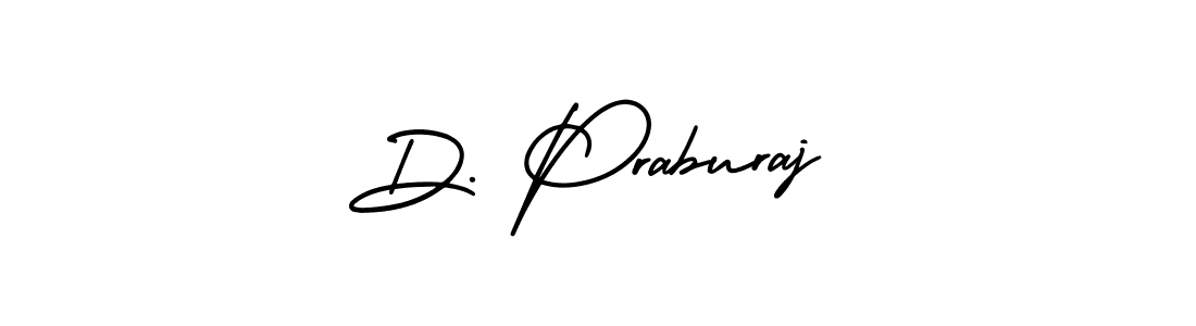 Also You can easily find your signature by using the search form. We will create D. Praburaj name handwritten signature images for you free of cost using AmerikaSignatureDemo-Regular sign style. D. Praburaj signature style 3 images and pictures png