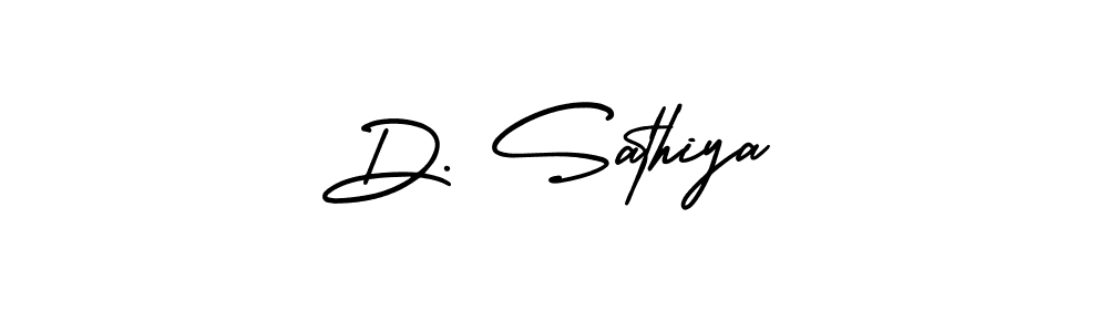 It looks lik you need a new signature style for name D. Sathiya. Design unique handwritten (AmerikaSignatureDemo-Regular) signature with our free signature maker in just a few clicks. D. Sathiya signature style 3 images and pictures png