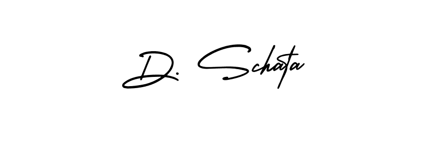 How to Draw D. Schata signature style? AmerikaSignatureDemo-Regular is a latest design signature styles for name D. Schata. D. Schata signature style 3 images and pictures png