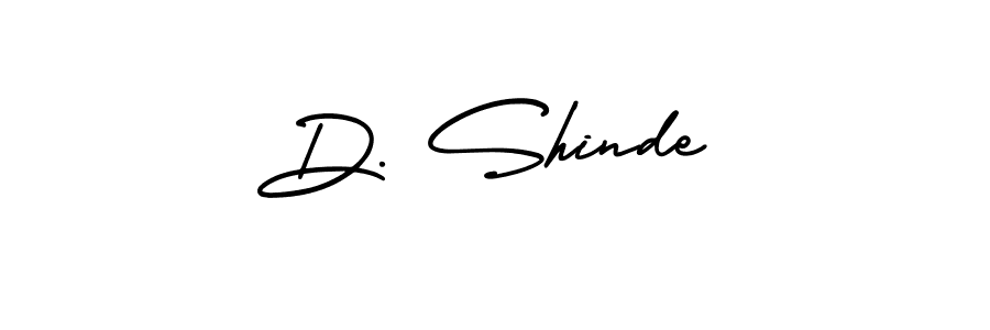 D. Shinde stylish signature style. Best Handwritten Sign (AmerikaSignatureDemo-Regular) for my name. Handwritten Signature Collection Ideas for my name D. Shinde. D. Shinde signature style 3 images and pictures png