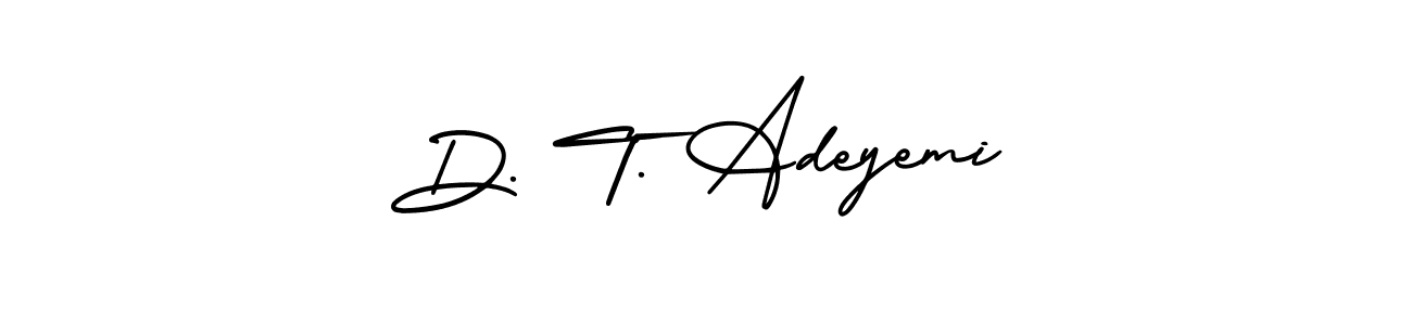 if you are searching for the best signature style for your name D. T. Adeyemi. so please give up your signature search. here we have designed multiple signature styles  using AmerikaSignatureDemo-Regular. D. T. Adeyemi signature style 3 images and pictures png