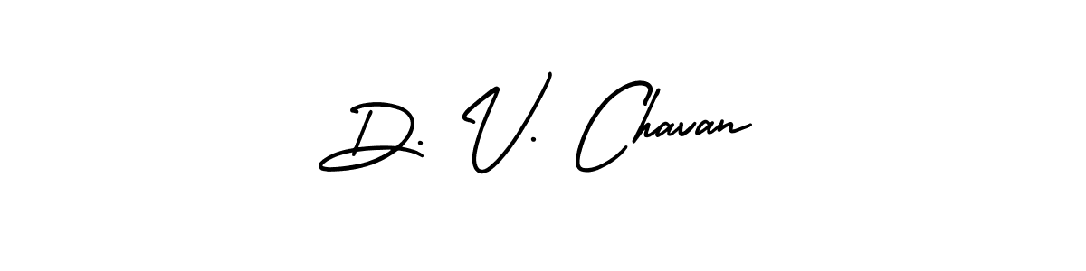 AmerikaSignatureDemo-Regular is a professional signature style that is perfect for those who want to add a touch of class to their signature. It is also a great choice for those who want to make their signature more unique. Get D. V. Chavan name to fancy signature for free. D. V. Chavan signature style 3 images and pictures png