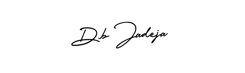 Best and Professional Signature Style for D.b Jadeja. AmerikaSignatureDemo-Regular Best Signature Style Collection. D.b Jadeja signature style 3 images and pictures png