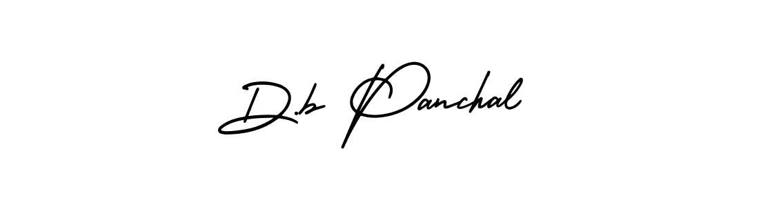 Make a beautiful signature design for name D.b Panchal. Use this online signature maker to create a handwritten signature for free. D.b Panchal signature style 3 images and pictures png