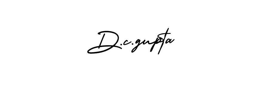 Make a beautiful signature design for name D.c.gupta. With this signature (AmerikaSignatureDemo-Regular) style, you can create a handwritten signature for free. D.c.gupta signature style 3 images and pictures png