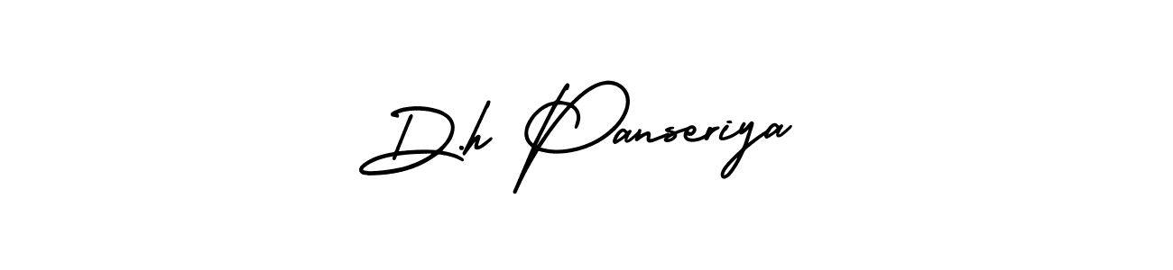 How to make D.h Panseriya signature? AmerikaSignatureDemo-Regular is a professional autograph style. Create handwritten signature for D.h Panseriya name. D.h Panseriya signature style 3 images and pictures png