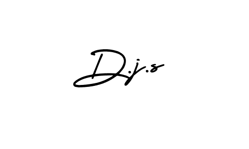 How to make D.j.s name signature. Use AmerikaSignatureDemo-Regular style for creating short signs online. This is the latest handwritten sign. D.j.s signature style 3 images and pictures png