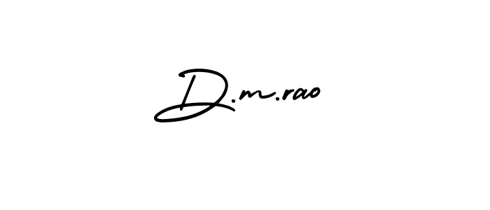How to Draw D.m.rao signature style? AmerikaSignatureDemo-Regular is a latest design signature styles for name D.m.rao. D.m.rao signature style 3 images and pictures png