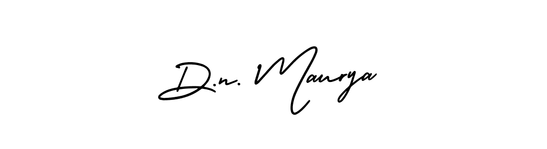 How to make D.n. Maurya signature? AmerikaSignatureDemo-Regular is a professional autograph style. Create handwritten signature for D.n. Maurya name. D.n. Maurya signature style 3 images and pictures png