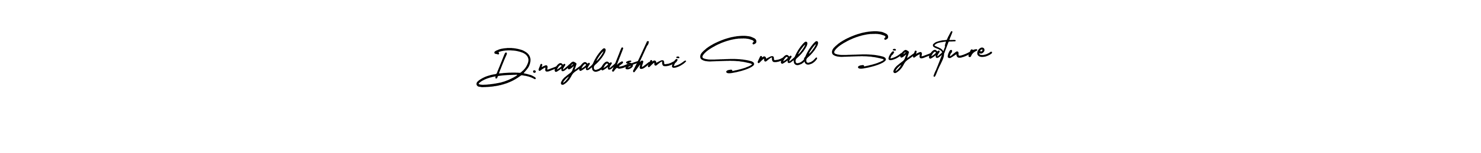 It looks lik you need a new signature style for name D.nagalakshmi Small Signature. Design unique handwritten (AmerikaSignatureDemo-Regular) signature with our free signature maker in just a few clicks. D.nagalakshmi Small Signature signature style 3 images and pictures png