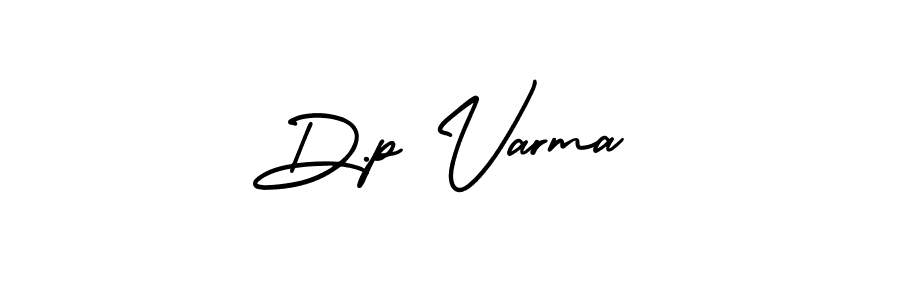 D.p Varma stylish signature style. Best Handwritten Sign (AmerikaSignatureDemo-Regular) for my name. Handwritten Signature Collection Ideas for my name D.p Varma. D.p Varma signature style 3 images and pictures png