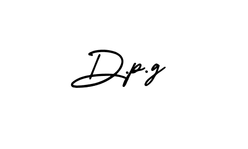 Make a beautiful signature design for name D.p.g. With this signature (AmerikaSignatureDemo-Regular) style, you can create a handwritten signature for free. D.p.g signature style 3 images and pictures png