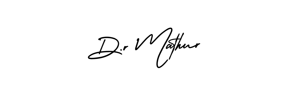 AmerikaSignatureDemo-Regular is a professional signature style that is perfect for those who want to add a touch of class to their signature. It is also a great choice for those who want to make their signature more unique. Get D.r Mathur name to fancy signature for free. D.r Mathur signature style 3 images and pictures png