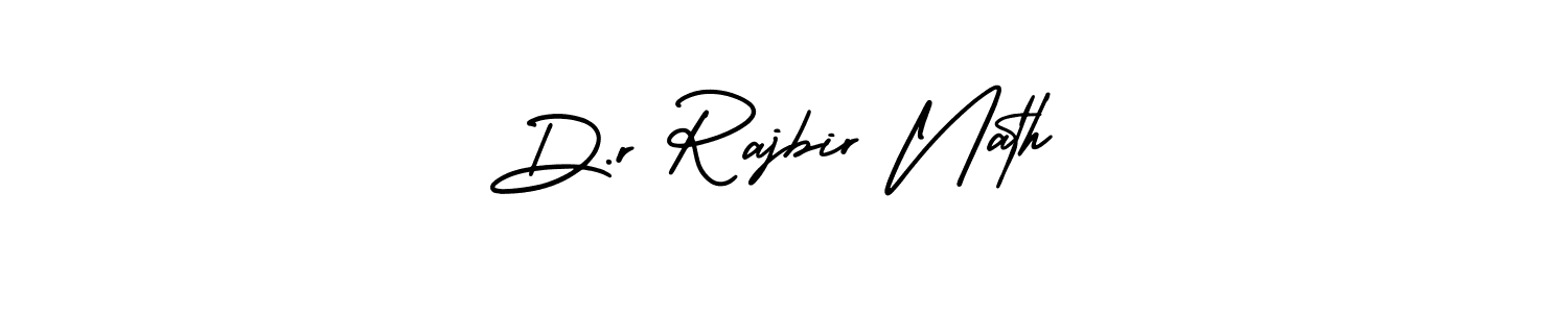 Also You can easily find your signature by using the search form. We will create D.r Rajbir Nath name handwritten signature images for you free of cost using AmerikaSignatureDemo-Regular sign style. D.r Rajbir Nath signature style 3 images and pictures png