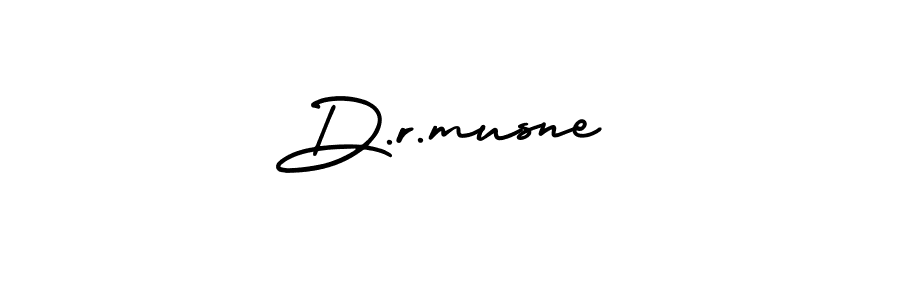 D.r.musne stylish signature style. Best Handwritten Sign (AmerikaSignatureDemo-Regular) for my name. Handwritten Signature Collection Ideas for my name D.r.musne. D.r.musne signature style 3 images and pictures png