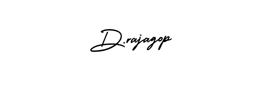 This is the best signature style for the D.rajagop name. Also you like these signature font (AmerikaSignatureDemo-Regular). Mix name signature. D.rajagop signature style 3 images and pictures png