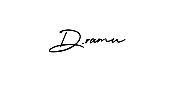 How to Draw D.ramu signature style? AmerikaSignatureDemo-Regular is a latest design signature styles for name D.ramu. D.ramu signature style 3 images and pictures png
