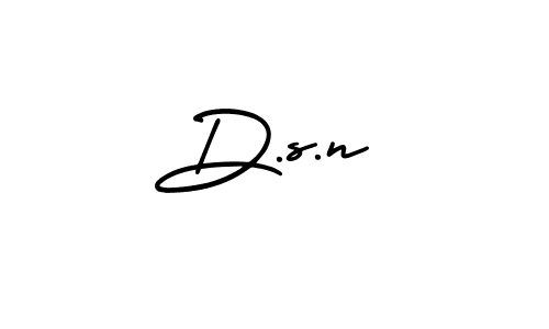 D.s.n stylish signature style. Best Handwritten Sign (AmerikaSignatureDemo-Regular) for my name. Handwritten Signature Collection Ideas for my name D.s.n. D.s.n signature style 3 images and pictures png