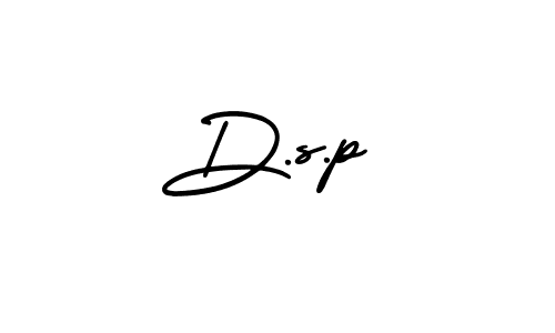 How to make D.s.p name signature. Use AmerikaSignatureDemo-Regular style for creating short signs online. This is the latest handwritten sign. D.s.p signature style 3 images and pictures png