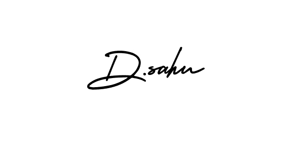 It looks lik you need a new signature style for name D.sahu. Design unique handwritten (AmerikaSignatureDemo-Regular) signature with our free signature maker in just a few clicks. D.sahu signature style 3 images and pictures png